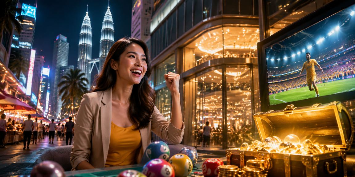 Pemain Malaysia menganalisis odds pertaruhan sukan secara dalam talian di Kuala Lumpur