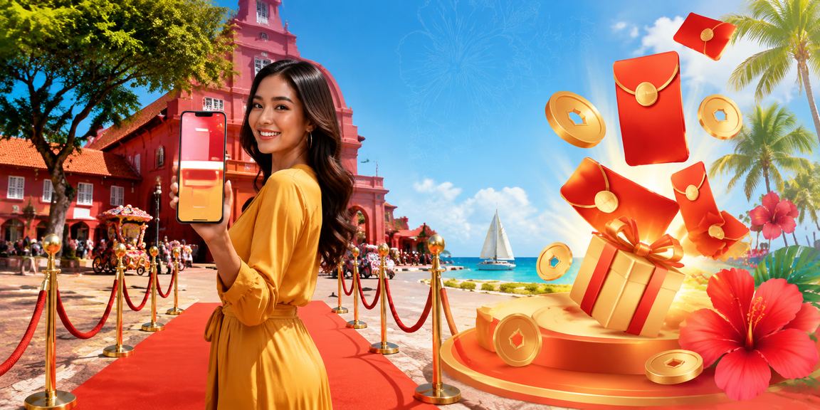 Suasana perayaan Tahun Baru Cina dengan bonus sampul merah eksklusif di s500 Melaka